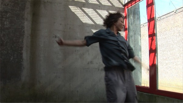 Prison Score, Liz Magic Laser, 2012, two-channel video, 10 minutes, video still, Contour 2013, Mechelen, Belgium.